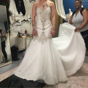 Mori Lee by Madeline Gardner. Designer dress. US size 10 UK size 14